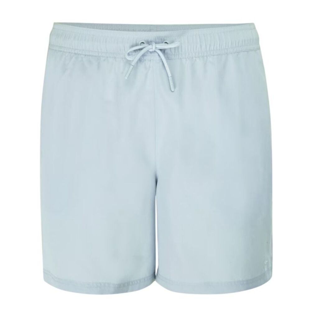 Jack Wills Mens Embroidered Logo Mid Length Swim Shorts / Light Blue